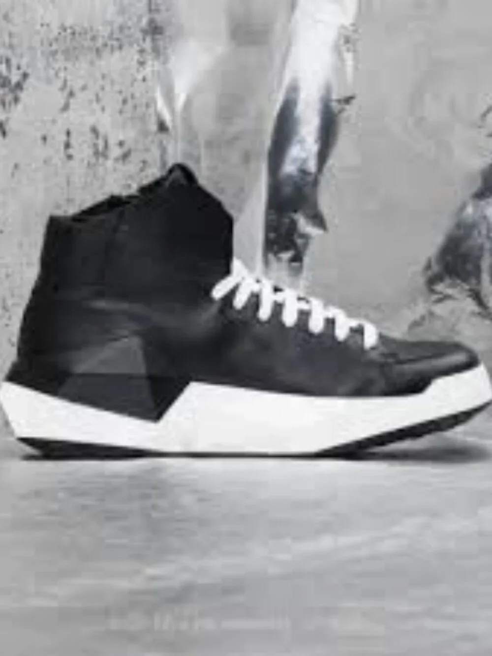 22- NIB CINZIA ARAIA BLACK CALF LEATHER LOW TOP SNEAKERS - MADE IN ITALY - Picture 5 of 9